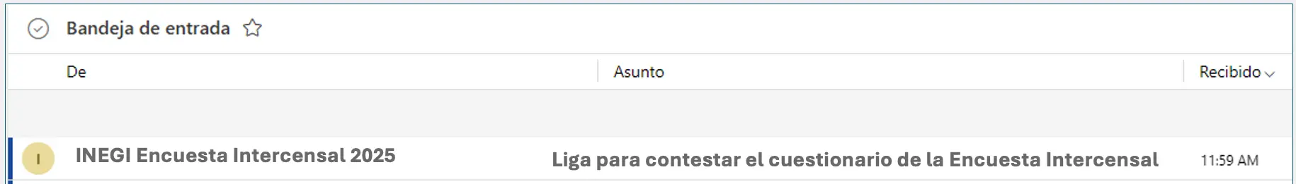 imagen de ejemplo de bandeja de entrada